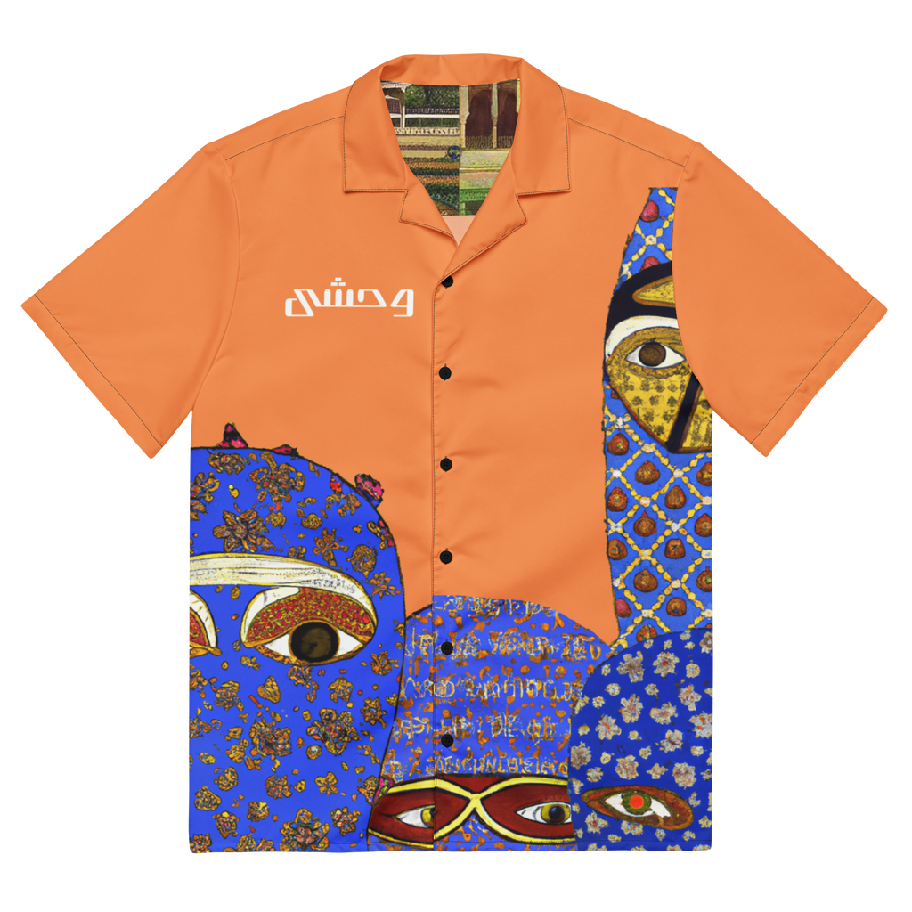 FLSTN Orange Button Up